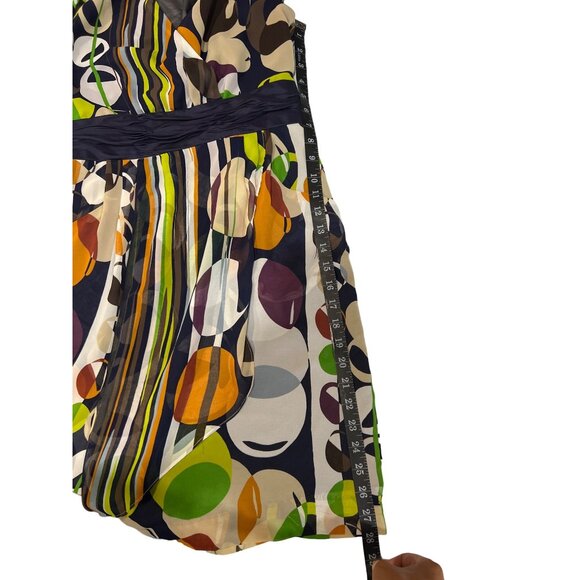 Moulinette Soeurs Anthropologie dress sheath abstract geometric print sz 2 Dd533 - Picture 10 of 12